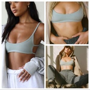 JOAH BROWN Cage Bra Sage Green S/M